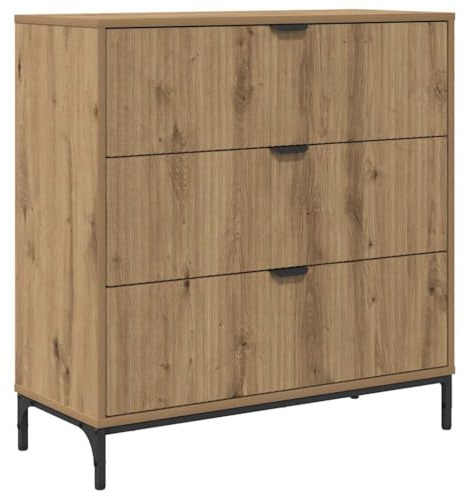 vidaXL Rectangular Storage Cabinet Modern Buffet Sideboard Cabinet Organizer for Living Room Kitchen Home Decor