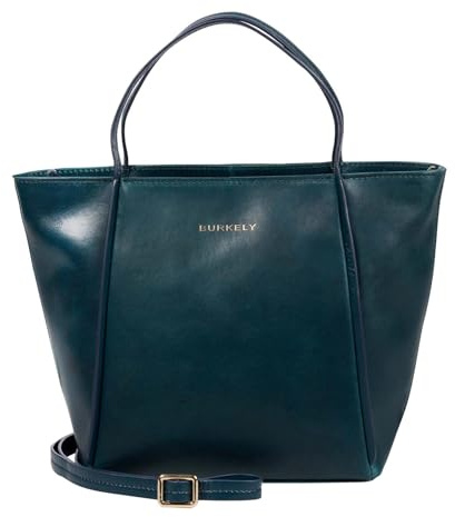 Burkely Leder Handtasche Umhängetasche Fine Florence Handbag Teal petrol