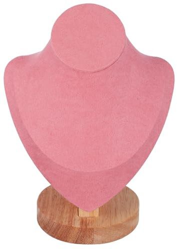ifundom Rosa Schmuckständer und Stoff Platzsparend Multifunktional als Halsketten Organizer und Armband Präsentationsständer für Event Shows und Giveaways
