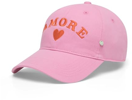 CODELLO Women Cap Cotton Amore EMBRROIDERY pink-O - ONE Size