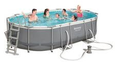 PISCINA STEEL PRO MAX C/TELAIO E POMPA 488X305X107 56448 (488X305X107)