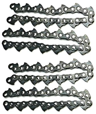 Genérico Cadena Universal para Cabezal de desbrozadora, Cadena Acero | Accesorio universal para cortar césped, cadena metálica duradera para jardín y patio(4pcs)
