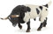 Papo -Handbemalt - Figuren -Das Leben auf dem Bauernhof-Texanischer Stier-54007-Sammelbar-Für Kinder - Geeignet für Jungen und Mädchen - Ab 3 Jahren, Schwarz
