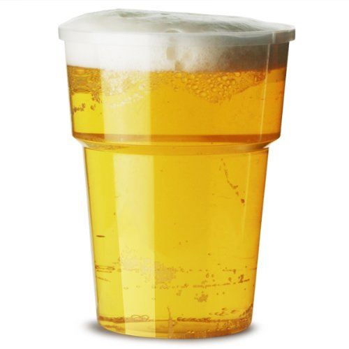 Katerglass Plastic Half Pint Tumblers 12oz Lined and CE stamped at 10oz - Case of 1000 - Disposable
