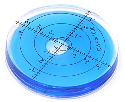 Nivel de burbuja de 66 mm, nivel de burbuja para vehículos recreativos, precisión de 30 pies/2 mm