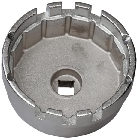 SW-Stahl 08452L Ölfilterglocke 64,5 mm / 14 Kanten - Ölfilterschlüssel | Alu-Gehäuse mit 10 mm 3/8 Zoll Antrieb - 27 mm Außensechskant - Premium Qualität für Toyota Modelle - 80 mm Länge