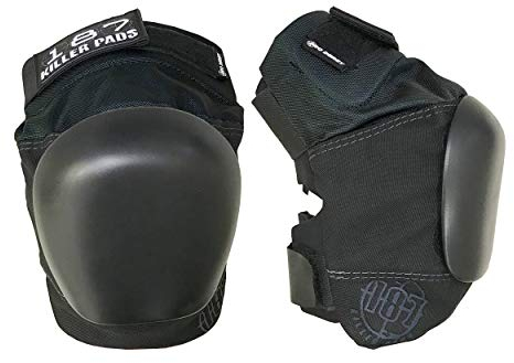 187 Killer Pads Schutzausrüstung Kneepads Pro Derby Equipo de protección, Unisex, Negro, Small