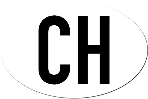 GreenIT Aufkleber Sticker Länderkennzeichen CH Schweiz Swiss Auto Pkw Bus LKW Anhänger Zeichen Symbol (1)