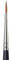 Winsor & Newton Artists Pinceau Aquarelle Martre Kolinsky Rond N°1