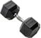 York 17.5kg Rubber Hex Dumbbell