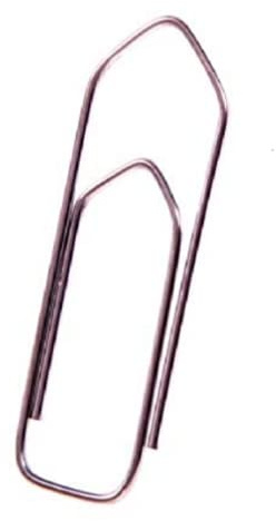 Whitecroft Essentials 33061 Value 22mm Small No Tear Paperclip (Pack of 1000)