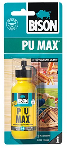 6 x 6305297 Bison PU Max D4 75 g polyuréthane intérieur extérieur extérieur bois colle colle super forte