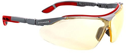 Pfanner Schutzbrille Nexus kratzfest und UV beständig, Farbe:gelb