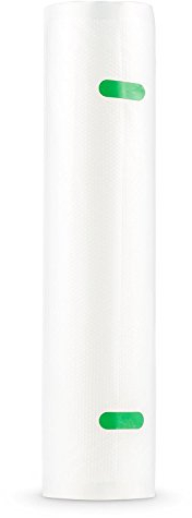 Klarstein Bagpack XL Vakuumbeutel Wabenstruktur Folienschlauch (2x Rollen 600x28 cm, individuell zuschneidbar, Geeignet für die Klarstein Foodlocker Vakuumiergeräte)