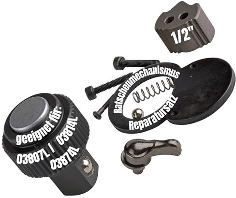 SW-Stahl 03814L-REP Reparatursatz Ratschenmechanismus 1/2 Zoll I Ratschen-Reparatur Set für Drehmomentschlüssel 03807L, 03814L und 03874L I Reparatur-Satz für Knarrenkopf