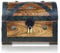 Brynnberg Piraten-Schatztruhe - Holztruhe braun - Handarbeit Vintage mit Schloss 28x20x20cm - das ideale Geschenk (groß mit Schloss) - Schatztruhen aus Holz