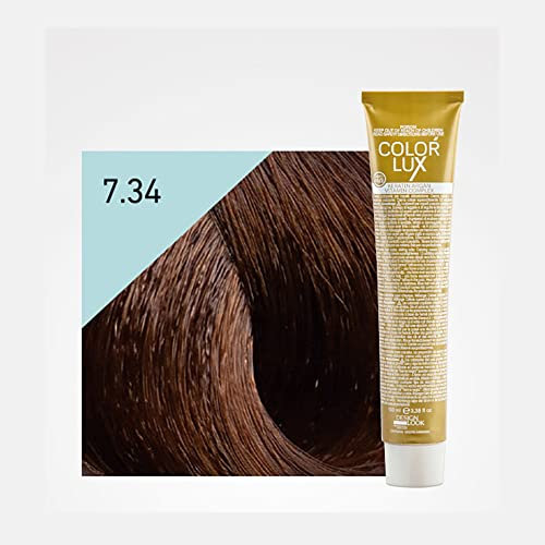Design Look Crema Colorante Permanente Color Lux 7.34 Rubio Dorado Cobre 100mL