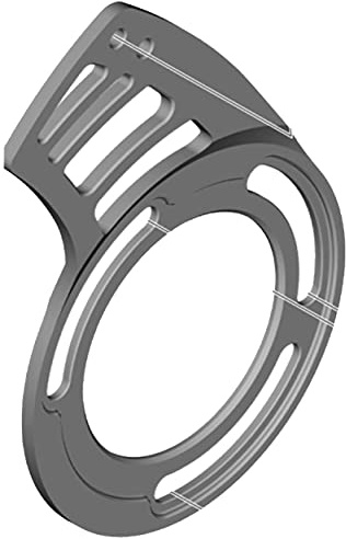 Shimano SM-CDE70 Befestigungsplatte, Black, 34/38 Zähne