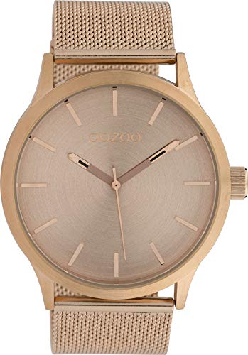 Oozoo Herrenuhr mit Metallband 45 MM Rose/Rose/Rose C10057