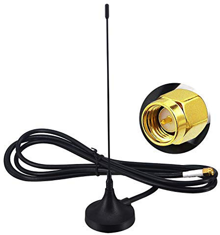 YILIANDUO 433MHz Antenne 5dBi SMA Stecker Magnetfuß für Homematic CCU3/CCU2 | WLAN Antenne Omnidirektional RG58 Kabel 2m, Ideal für Homematic CCU3, CCU2, CC1101, Ham Radio, Smart Home und IoT-Geräte.