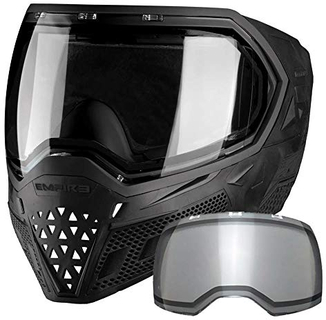 Empire EVS Paintball Maske, schwarz, NinjaSmoke und klarem Thermalglas