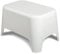 Toomax Mesa de exterior PETRA con tapa y compartimento interior de 21 litros, color blanco, dimensiones 59 x 39 x 36 h cm