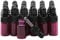 Rowiz 30 PCS 3ml Pink Glass Dropper Bottles with Pipettes & Black Screw Cap - Essential Oil, Perfume, Lotion - Leak Proof - Reusable - Modern - Adult - Bisphenol A (BPA) Free