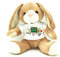 Kilala Hase Kuscheltier für die Zuckertüte Schultüte mit Wunschname Hase Topping für die Schultüte (Tafel)