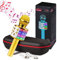 MAGIC SELECT Micrófono Karaoke con Altavoz Bluetooth, Luces LED, Grabador de Voz con Tarjeta SD, Efectos de Voz y Eco, Control Remoto, para niños y Fiestas, Compatible Android/iOS PC TV (W0939)