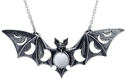 Alchemy Gothic Lunaeca Necklace Frauen Halskette silberfarben Hartzinn Gothic