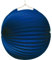 Bunte Lampions aus Papier als Deko für Geburtstag oder Party | Ø22cm, flammhemmend, mit Metallbügel | Papierlampion Laterne Lampion Partydeko, Farbe: Blau