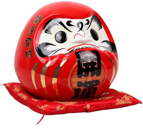 ABOOFAN Japanische Figuren Statue Keramik Figur Desktop Glückspuppen Glückskatze Miniatur Reichtumspuppen für Heimtisch Desktop