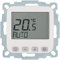Ritzer Raumthermostat Digital für Busch-Jaeger Reflex SI, SI Linear und Duro 2000 für Fußbodenheizung Stellantrieben 230V, alpinweiß, Busch Jäger, bj, Thermostat (mit Zeitschaltuhr)