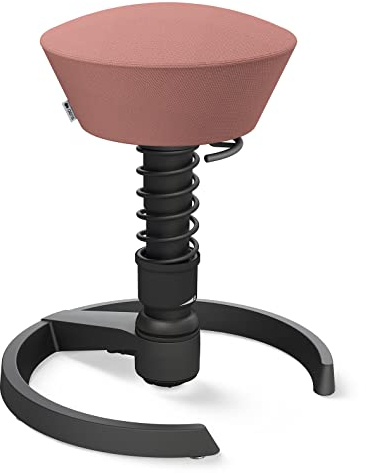 aeris Swopper – Ergonomischer Hocker – Bürohocker höhenverstellbar – Vielseitiger Sitzhocker für einen gesunden Rücken – Bürostuhl ohne Rollen, Feder Standard