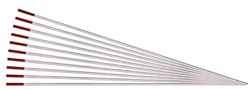 Draper 98448 1.6mm x 150mm Thoriated Tungsten Electrodes (Pack of 10)