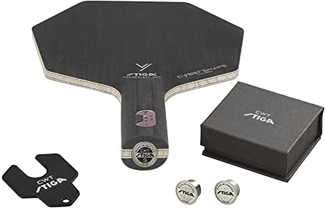 STIGA Erwachsene (Unisex) Cybershape Carbon CWT Tischtennisholz, Gerade, Classic