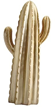 DOITOOL Kaktus Dekoration Kaktus Himmelssäule Kunstpflanze Gold Nordische Stil Schreibtisch Deko Für Wohnzimmer Und Büro Als Kreative Desktop Dekoration
