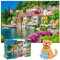 Lake Como 500 Piece Jigsaw Puzzles for Adults Varenna Village of Lovers Jigsaw Puzzles for Adults 500 Pieces Puzzle Gifts