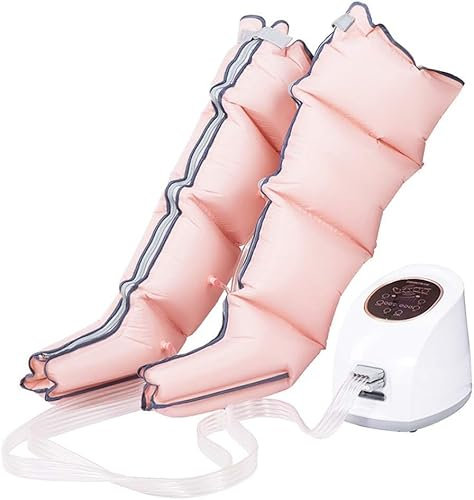 XJZHANG Appareil De Massage des Jambes pour La Circulation - Appareil De Massage des Pieds À Compression d'air Séquentiel - Massage des Jambes, Mollets, Pieds, Genoux