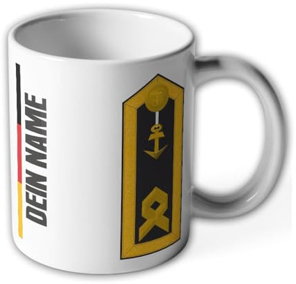 Taza personalizada con nombre Barco HptBtsm HB de servicio, color azul marino #42931