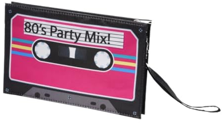 Chaks 13145 Handtasche Kassette 80er Jahre, 15 x 24 cm, Mehrfarbig