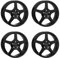 4x AUTEC Felgen Alufelgen VALEA 7.5x18 ET32 5x114,3 Schwarz kompatibel mit Mazda 6 3 CX-30 CX-5
