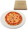 38,1 cm runder Pizzastein, robuster Cordierit-Pizza-Grillstein, Brotbackstein für Wohnmobil-Ofen, Grill und Toaster-Ofen, ideal zum Backen von knuspriger Krusten-Pizza, Brot (38,1 cm)
