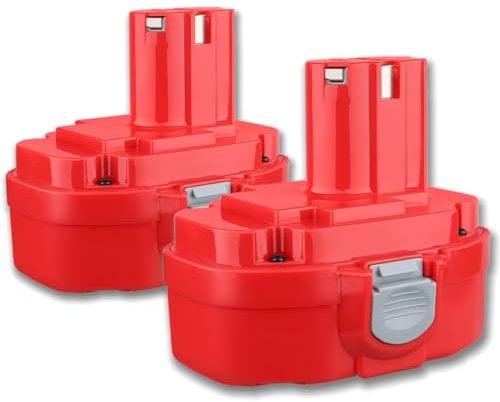 2x 18V 4.8Ah Ni-MH Battery Replacement for Makita 18V Batteries Compatible with Makita battery 18V 1822 1823 1833 1834 1835 192828-1 192829-9 193061-8 193140-2 193783-0 8390D