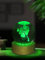 APODESS LED Glücksbringer Kleeblatt Kristallkugel Silvester Glückslicht 3D Viel Glück Nachtlicht Geschenke Neues Jahr USB Neujahrsgeschenke für Weihnachten Prüfung Neuen Zuhause