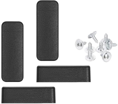 BaotyJie 4Pcs Luggage Bottom Side Stand Feet with Screws Lightweight Simple Assembly Accessory Replace Parts Replacement, Style A