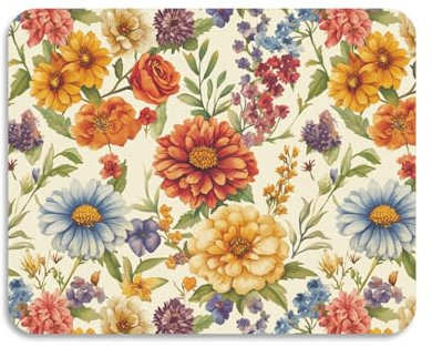 Florals - Tapetes de secado de platos coloridos absorbentes para encimera de cocina, tapete escurridor de platos