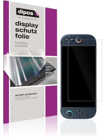dipos I 2x Schutzfolie klar passend für Nintendo Switch 2 2025 Folie Displayschutzfolie, Ultra-Dünn, HD-Klar