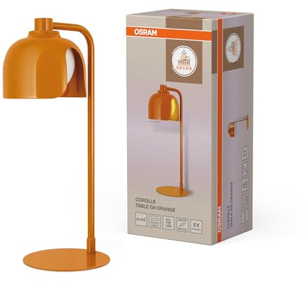 Osram Decor Corolle Table Tischleuchte G9 Orange Metall | Decor Corolle, Indoor Wall Lighting, Orange, , 1-Pack