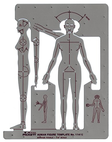 Pickett Vorlage für weibliche menschliche Figur (1141I)